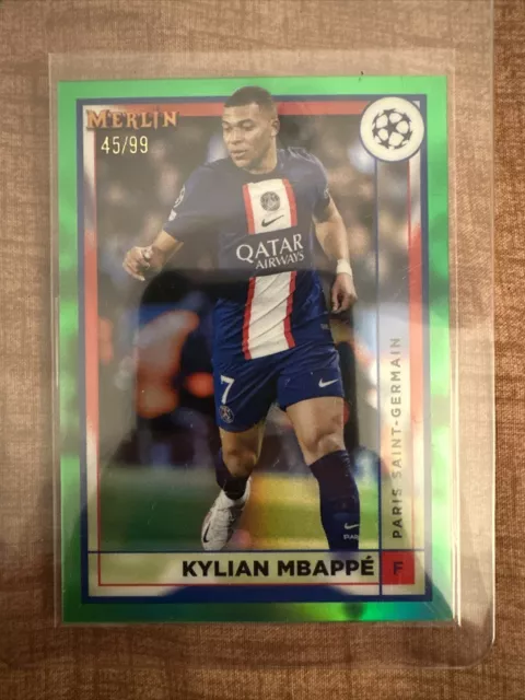 2022-23 Topps merlin Kylian Mbappe 45/99 PSG
