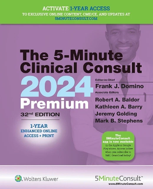 5MINUTE CLINICAL CONSULT 2024 Premium by Frank Domino (English