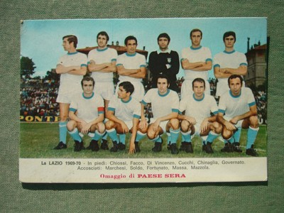 FOTOGRAFIA LAZIO CALCIO PETRELLI ARCHIVIO ASSOCIATED PRESS 1975 COPPA UEFA ALT 