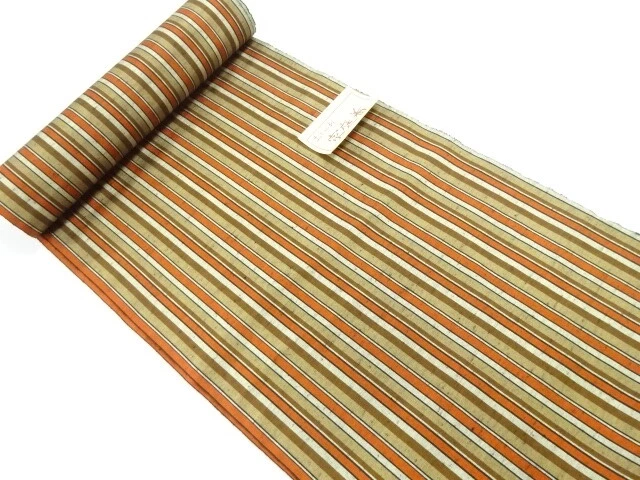 6661637: Japanese Kimono / Vintage Bolt For Haori Coat / Outlet Item / Tsumugi /