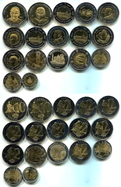 17 Bi-Metall Medaillen zum Thema Euro,  bitte ansehen     #11