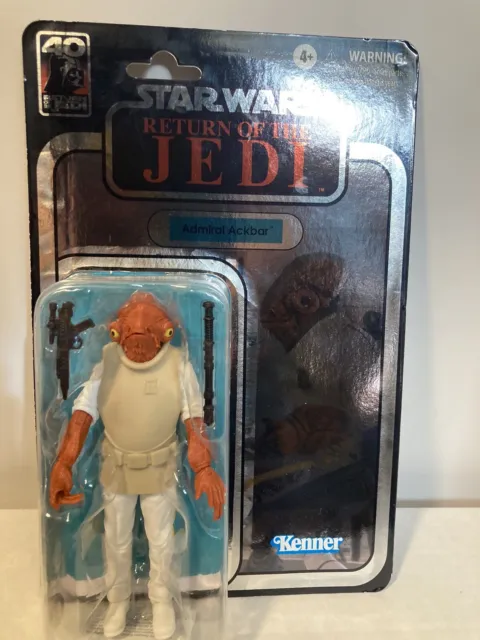 Star Wars The Black Series six inch Admiral Ackbar ROTJ 40th Anniversary