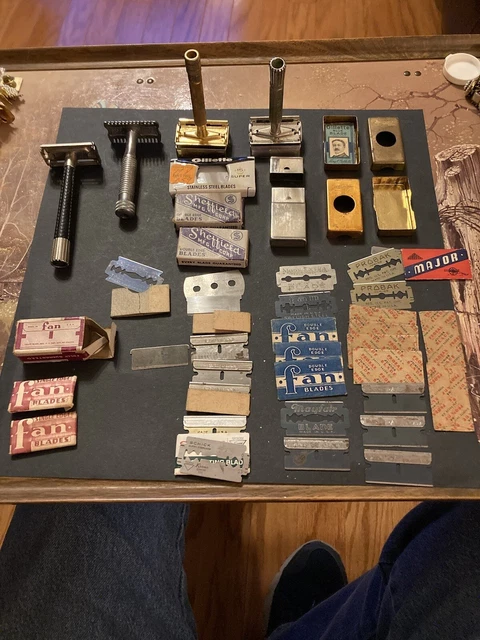 gillette safety razor lot