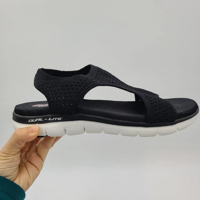 skechers gel infused memory foam womens sandals