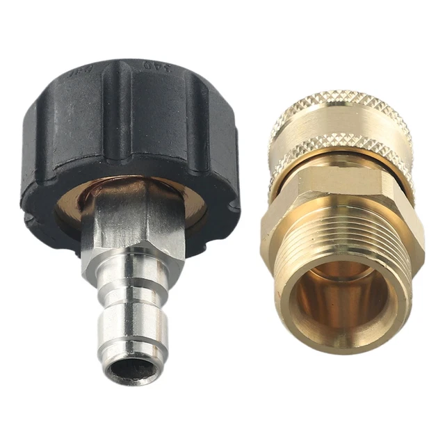Adaptateur Laiton M22 - Filetage Femelle 1/4" - Dimensions 22x12x29mm - Neuf Générique