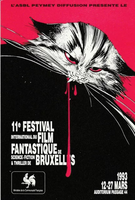 LOISEL Mini-Calendrier 7° Festival Internat. Film Fantastique+S-F