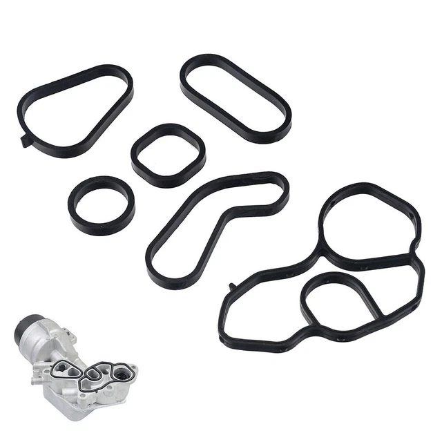 6 pz/set guarnizioni radiatore gomma alloggiamento radiatore veicolo filtro olio durevole buona qualità