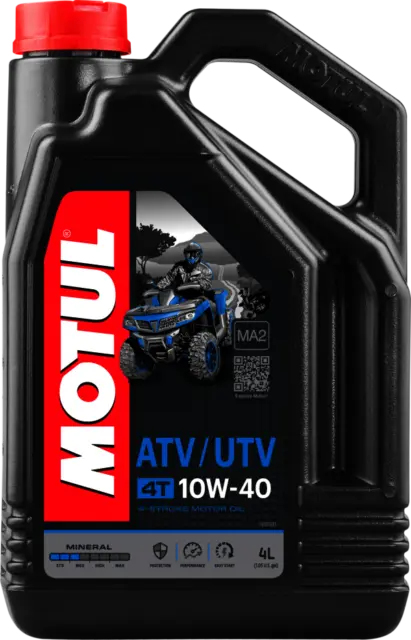 MOTUL Aceite lubricante motor mineral ATV-UTV 4T 10W40 4 L