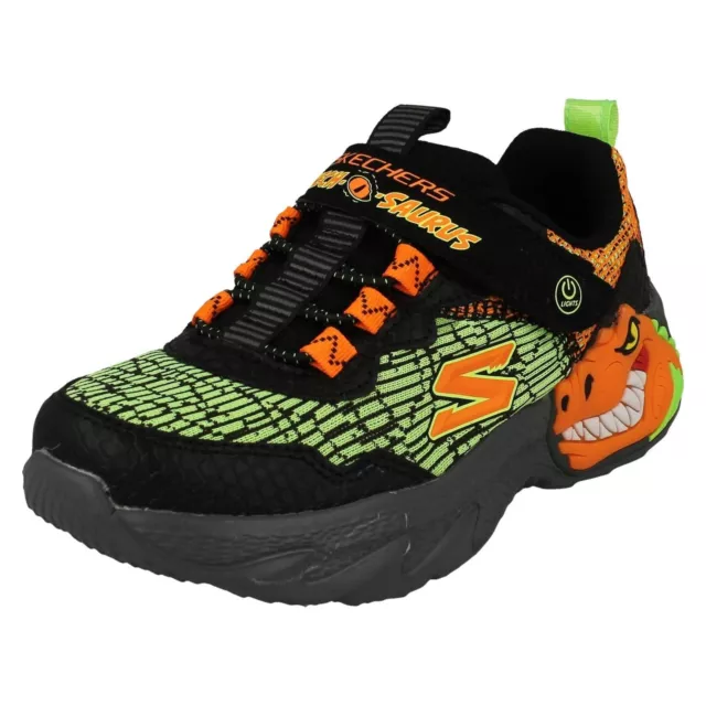 Per Bambini SKECHERS Chiusura a Strappo - Dino Lights 400615