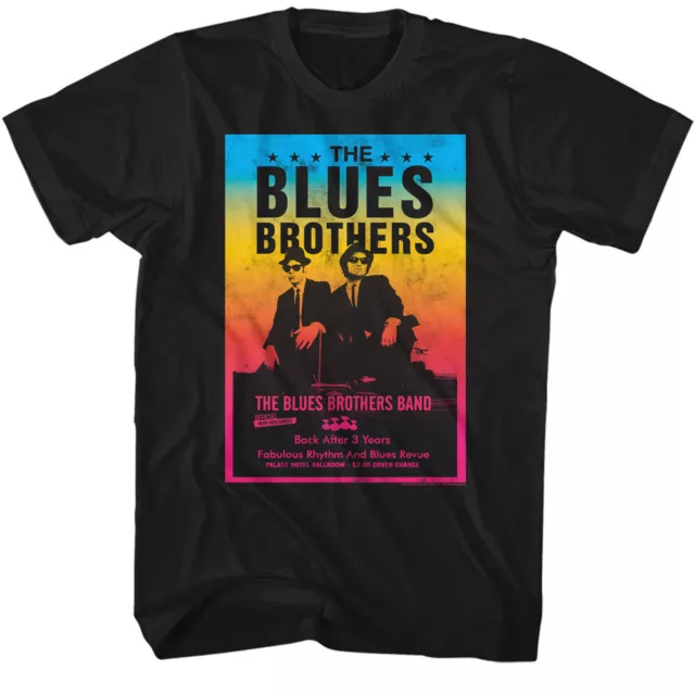 The Blues Brothers Film Merchandise Rhythm & Blues Revue Poster Uomo T-Shirt