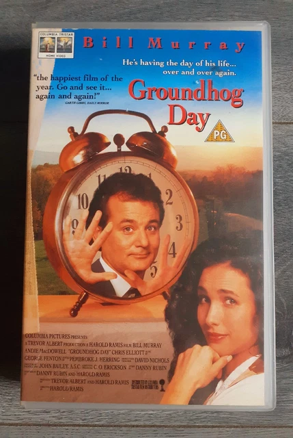GROUNDHOG DAY TIMECODE Version VHS Video Tape Cassette Ex Rental Big ...