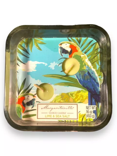Yankee Candle Margaritaville Lime & Sea Salt JIMMY BUFFETT RETIRED 2 Wick 16 oz