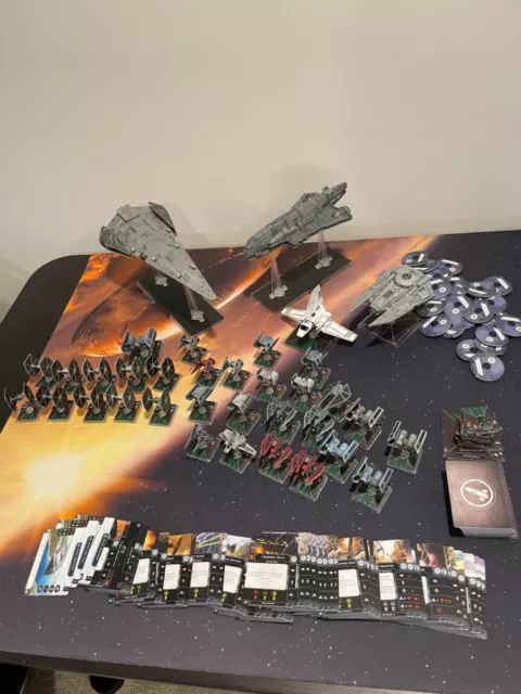 X-wing Miniature Game - 2.0 Galactic Empire Lot - 35 Ships!