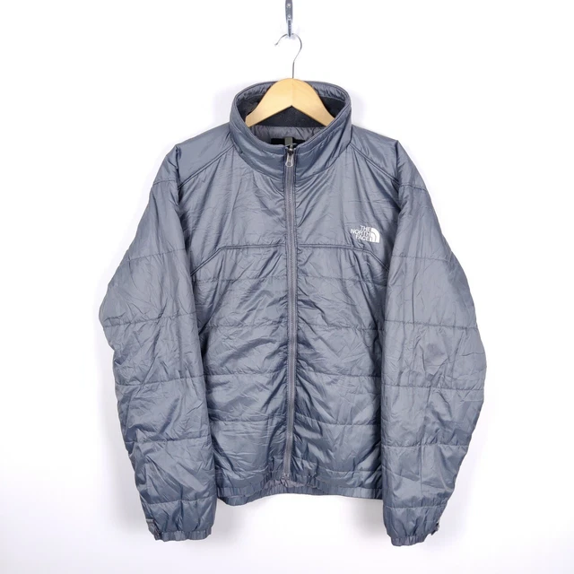The North Face Men's Grey Flat Puffer Jacket Size Medium