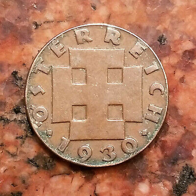 1930 Austria 2 Groschen Coin - #A6157