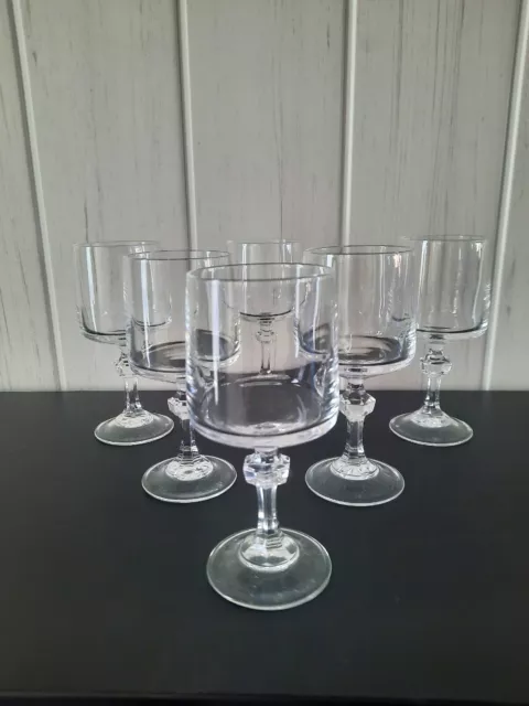 6 verres  à Vin Blanc modèle VENDOME   Cristal d'Arques