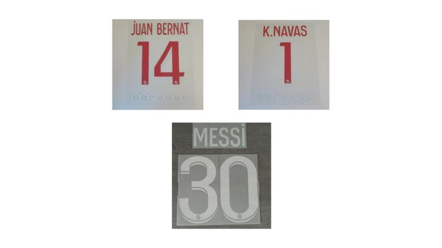 Messi 30 (flocage ligue 1 Uber Eats) - 21/22 PSG Domicile « Spécial