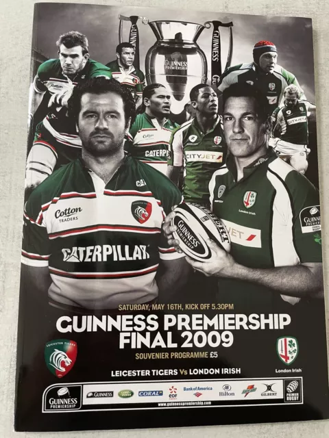 Leicester Tigers v London Irish, Guinness Premiership Final, 2009