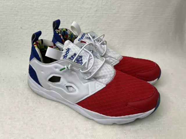 Reebok Furylite Red White Blue Men Shoes Size 11 Running sneaker USA  AR009