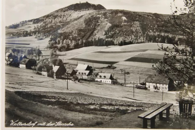 11281 AK Waltersdorf mit Lausche Foto um 1930