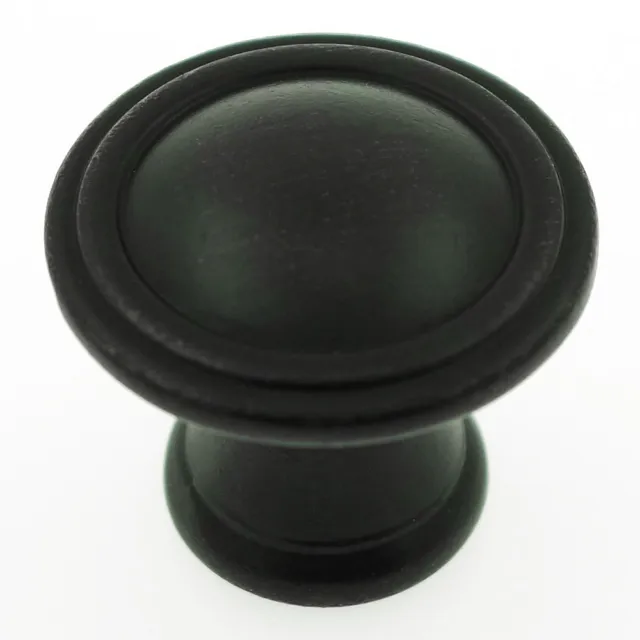 1-1/8" Knob Oil Rubbed Bronze Traditional Cabinet Handle 2724 Hardware Drawer