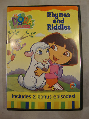 NICK JR DORA The Explorer Rhymes and Riddles DVD 2 Bonus Episodes ...