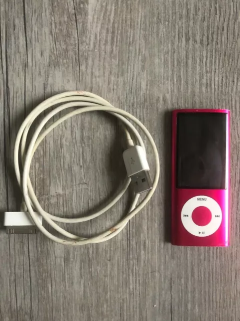 iPod nano 5e génération, 8 GO, rose, modèle A1320, Apple, pour pièces détachées