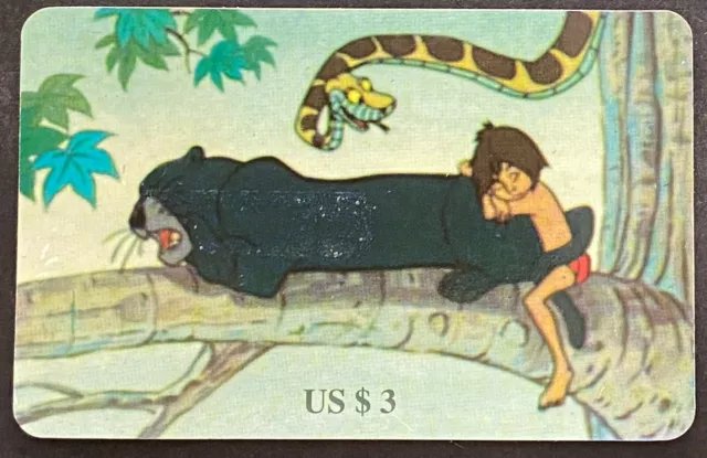 Karte Handyhülle Prepaid Calling Card-Disney Mowgli Begrenzt 1000 Stck