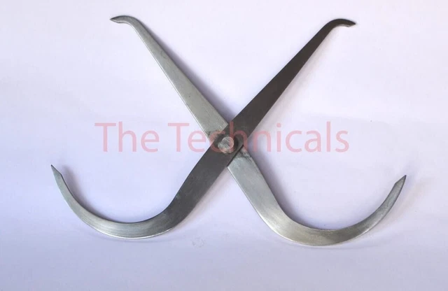Caliper One End 6 Inch Outside Second End 6 Inch Combined Double Sided Caliper