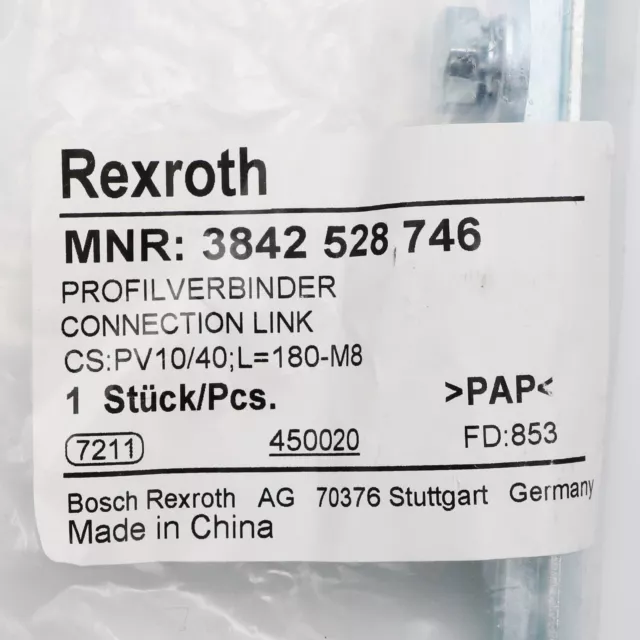 Rexroth 3842528746 Connettore profilo