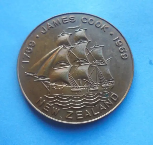 1969 New Zealand Hawkes Bay & Gisborne Savings Bank Medallion.