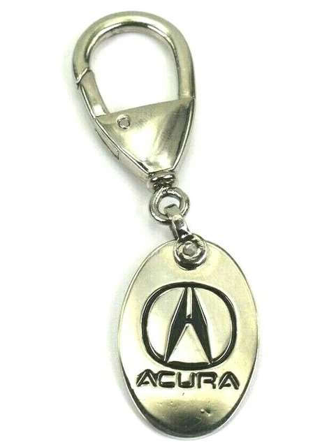 Acura Road Side Assistance Chrome Vehicle Key Keychain
