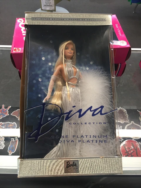 Barbie Gone Platinum 2001 Diva Doll Collection NRFB #52739 Collector Edition