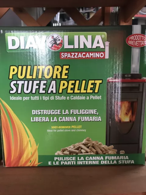 PULISCI STUFE E caldaie a pellet Flammat confezione 2 kg distruggi  fuliggine EUR 13,90 - PicClick IT