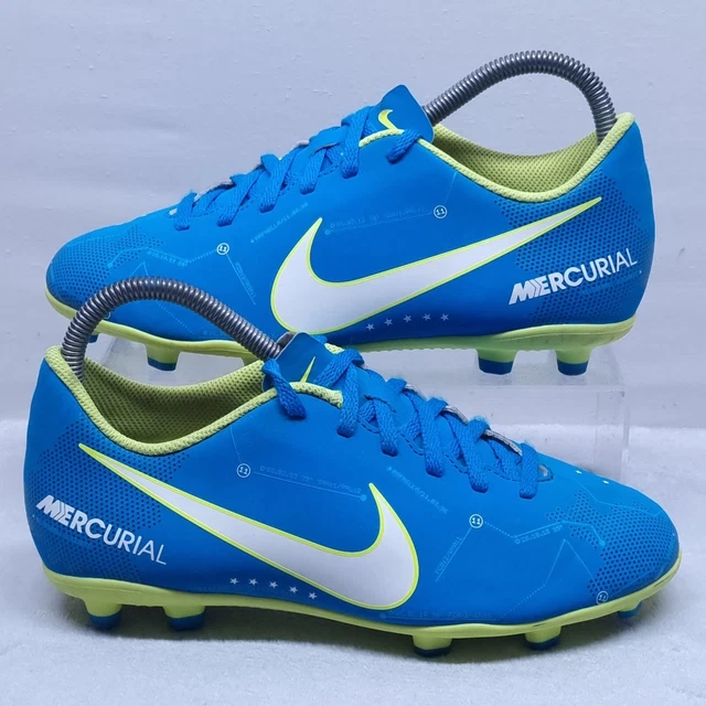 NIKE FOOTBALL BOOTS UK Size 5.5 Vortex 3 Neymar Jr Moulded Studs Blue 26.99 PicClick UK