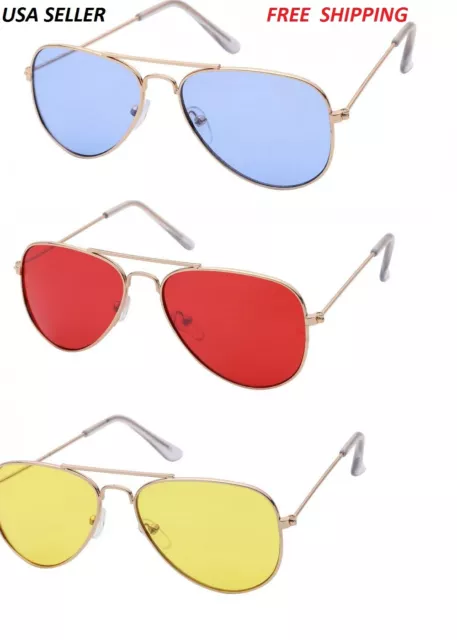 New Vintage Aviator Sunglasses For Boys Girls Kids Child Toddler Baby Driving