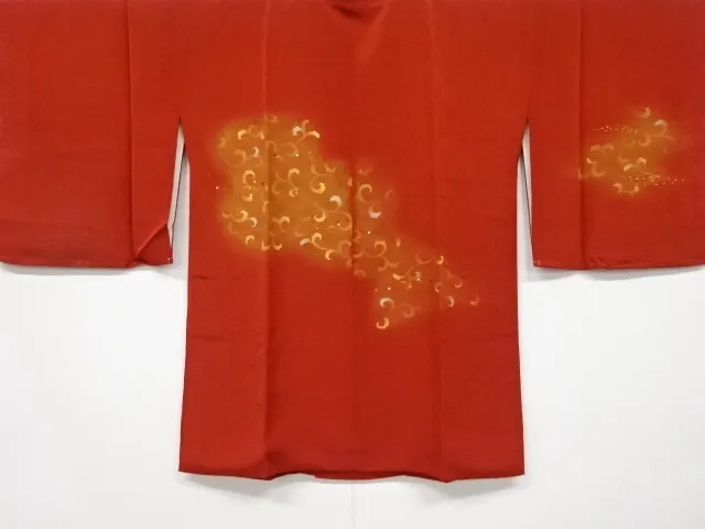6197585: Japanese Kimono / Vintage Michiyuki Coat / Kinsai / Embroidery / Arabes
