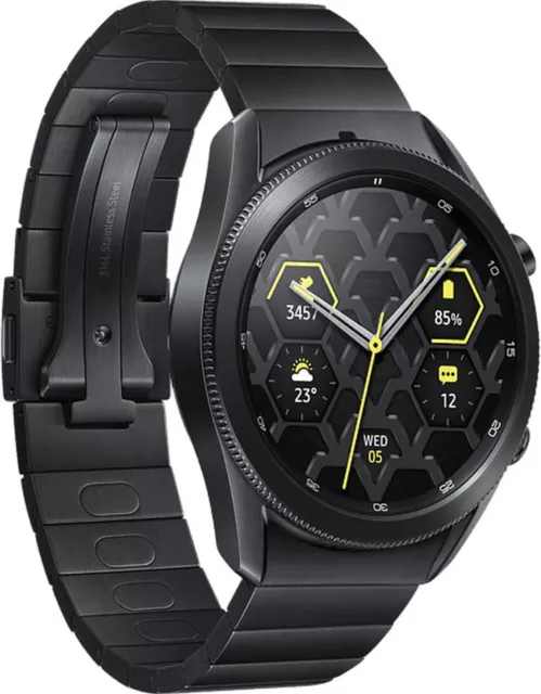 Samsung Galaxy Watch 3 45mm WiFi Titanium Mystic Black - Neuwertig SM-R840 3