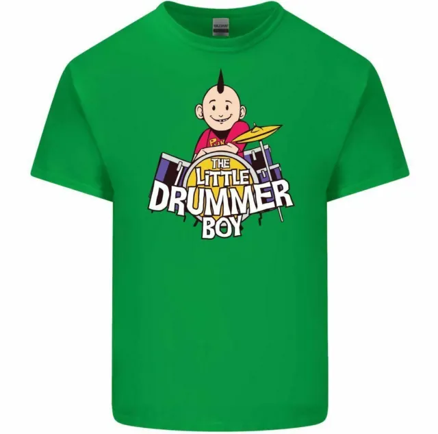 T-shirt divertente da uomo The Little Drummer Boy batteria rock band 6