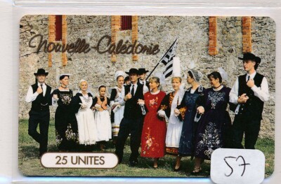Télécarte Nlle Calédonie NC57 Groupe de danse 
