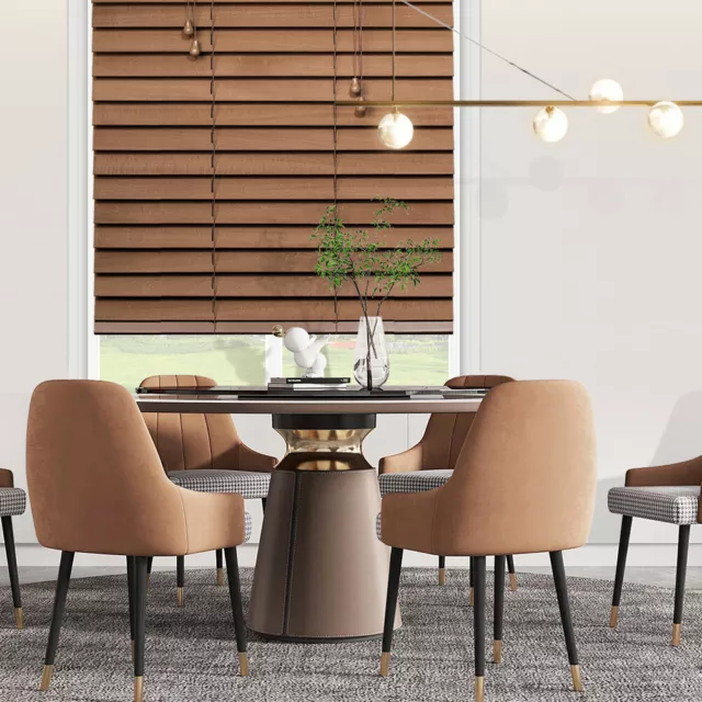 3 Colors Traditional Venetian Blinds Privacy Home Window Shade Basswood 50mm AU