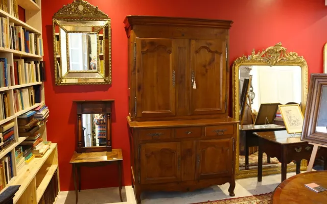 Deux-corps Charentais Vaisselier, Louis XV / Dresser, armoire, 18th, Louis XV