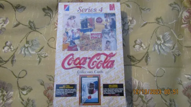 ©1995 Vintage Coca Cola Series 4 Collectors Trading Cards 36 Packs / Box Sealed