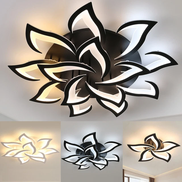 Oumefar Deckenleuchte LED – Moderne Acryl-Leuchte Zum Personalisieren Für Wohnzimmer, Schlafzimmer & Mehr
