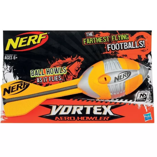 Hasbro Vortex Nerf Game Aim. Children's Whistle Javelin Ball, For
