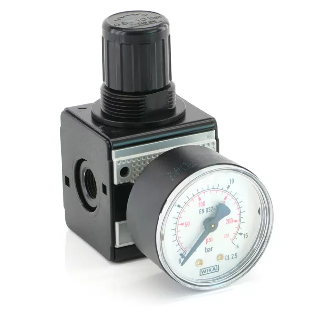 Druckregler Baureihe 1 - 2500 l/min - Druckminderer Druckluftregler Manometer