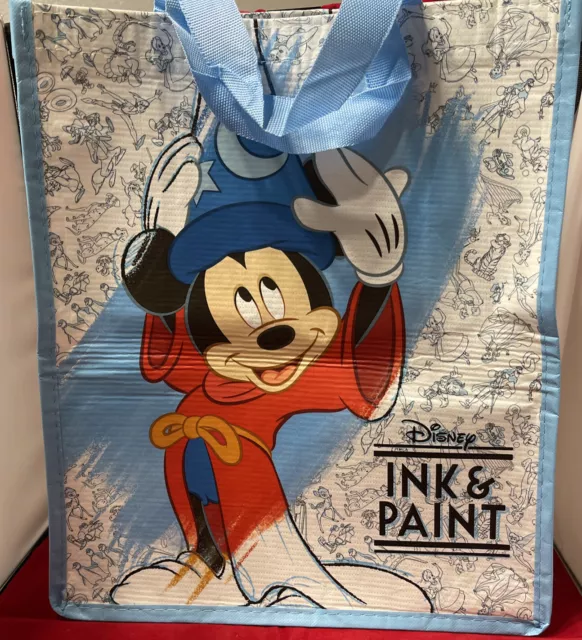 Disney Parks Ink & Paint Sorcerer Mickey Mouse Reusable Tote Bag