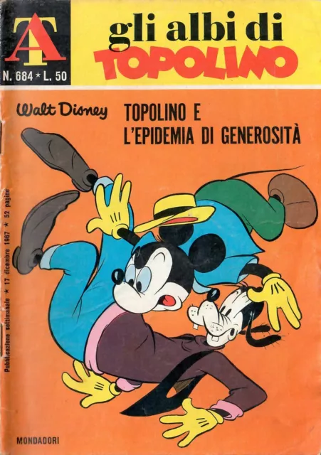 [355] ALBI DI TOPOLINO ed. Mondadori 1967 n. 684 stato Buono