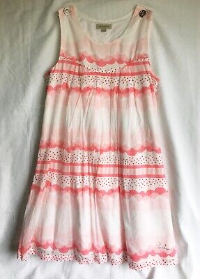Burberry Pink & White Dress - age 14 years (158cm)