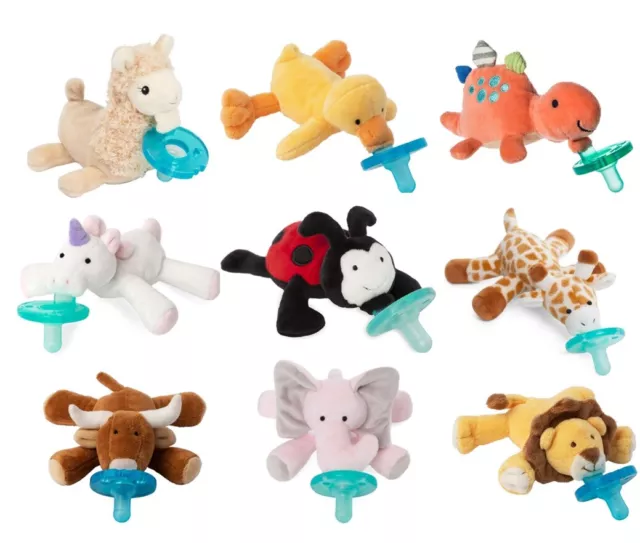 WubbaNub Infant Pacifier Lion Unicorn Dinosaur LadyBug Duck LongHorn Elephant